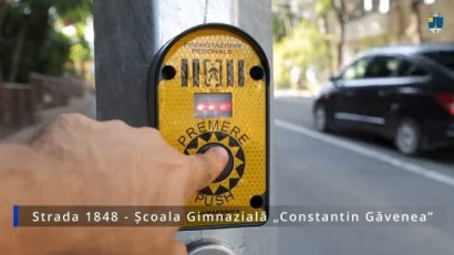 TULCEA: Au fost instalate primele semafoare cu buton de schimbare a culorii
