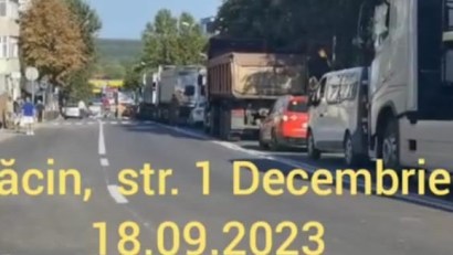 MĂCIN: Protest și astăzi, prin blocarea traficului spre podul de la Brăila. DRDP caută soluții