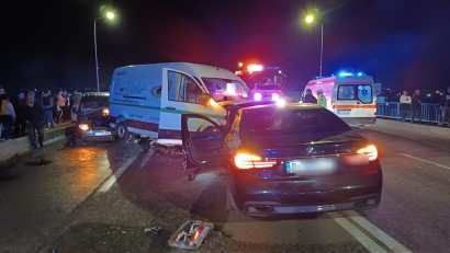 MEDGIDIA: Accident rutier între 3 autovehicule. 7 victime au ajuns la spital