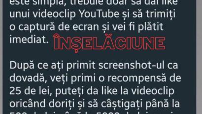 #SigurantaOnline: Nu accesați și nu promovați anunțurile care promit câștiguri fabuloase
