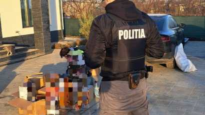 CONSTANȚA: 850 de kilograme de articole pirotehnice au fost confiscate în urma unor percheziții