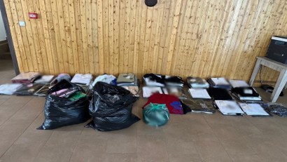 Bunuri contrafăcute din Turcia, confiscate de polițiștii de frontieră de la VAMA VECHE