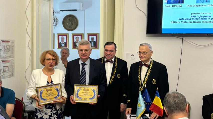 AUDIO | Irina Dumitru, medic primar boli infecțioase și epidemiologie, a fost recompensată de două ori pentru excelență științifică la Gala Premiilor Academiei Oamenilor de Știință din România