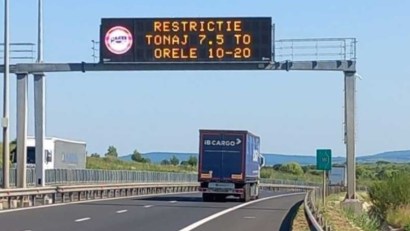 CNAIR: Restricţii de tonaj prelungite din cauza caniculei