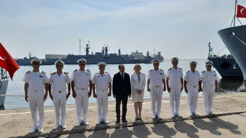 Navele din gruparea MCM Black Sea elimină pericolul minelor marine provenite din nordul Mării Negre