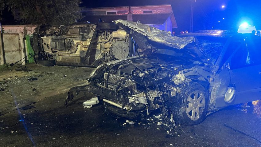 TULCEA: Accident rutier cu opt persoane implicate