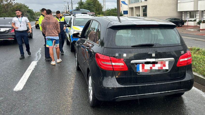 Un şofer băut şi posibil drogat, oprit de poliţişti între stațiunile Eforie Nord și Eforie Sud