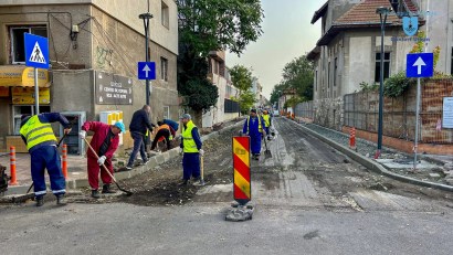 CONSTANȚA: Au fost reluate lucrările pe strada Cuza Vodă