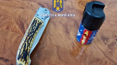 CONSTANȚA: Tânăr prins cu droguri și arme albe, într-o sală de jocuri de noroc