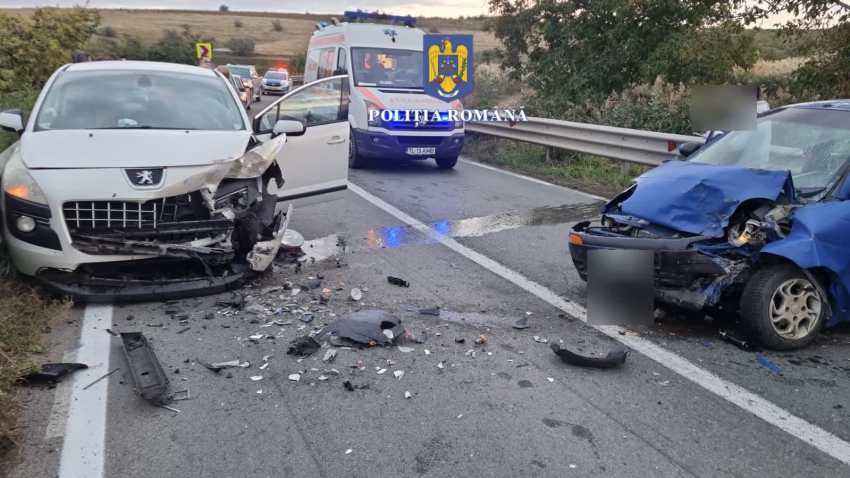 TULCEA: Accident rutier produs de un șofer băut, între localitățile Somova și Mineri