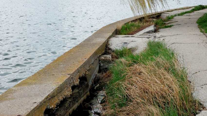 maluri,, mal stricat Lacul Tabacarie - foto - da maluri,, mal stricat Lacul Tabacarie - foto - da