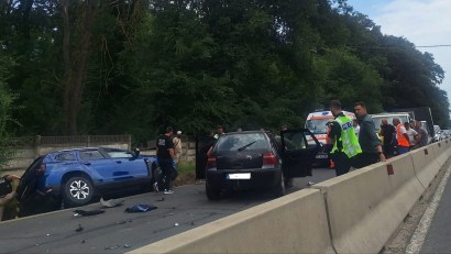 O gravidă a fost rănită în urma unui accident produs pe drumul Constanța – Valu lui Traian