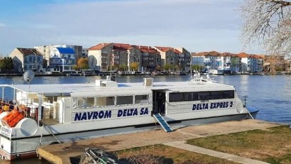 TULCEA: S-a dublat numărul curselor Navrom spre Sulina