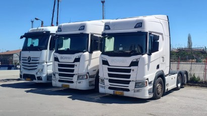 Polițiștii au descoperit în Portul Constanța trei autocamioane căutate de către autoritățile din Danemarca