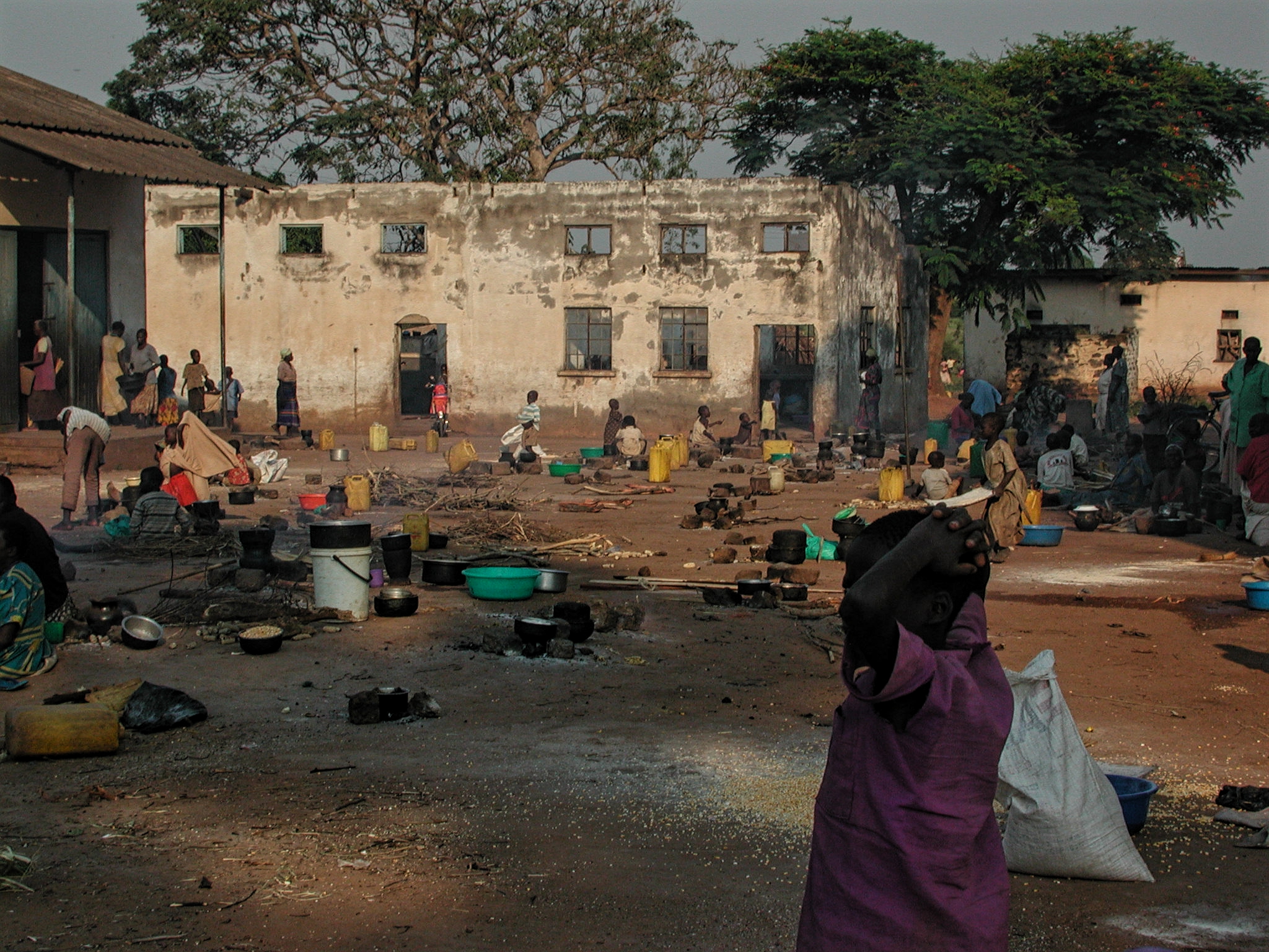 Camp for displaced persons on the outskirts of Lira in northern Uganda