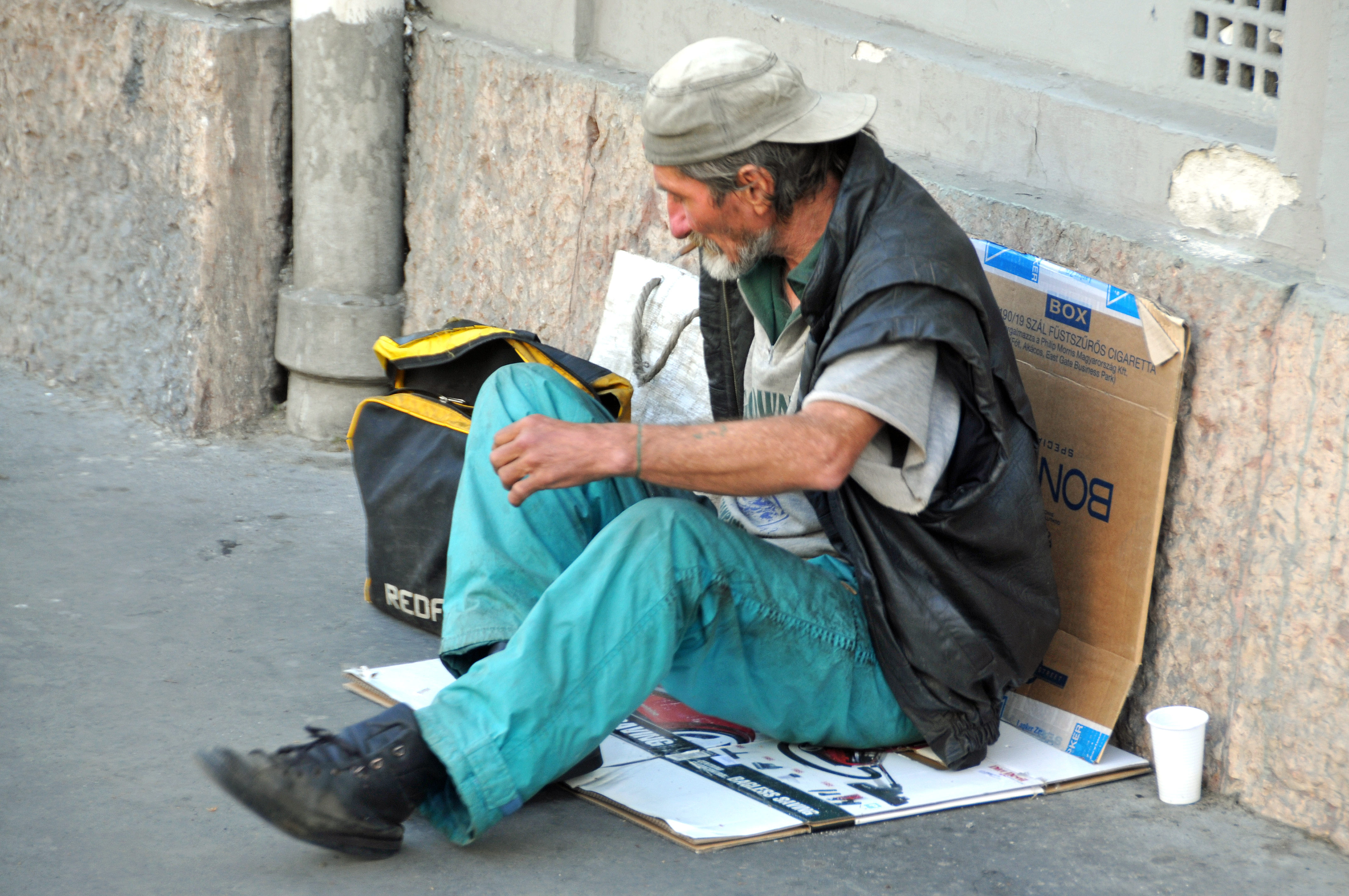 Serbian beggar