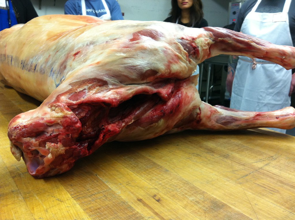 Butchered lamb (© Flickr/Burkazoid)