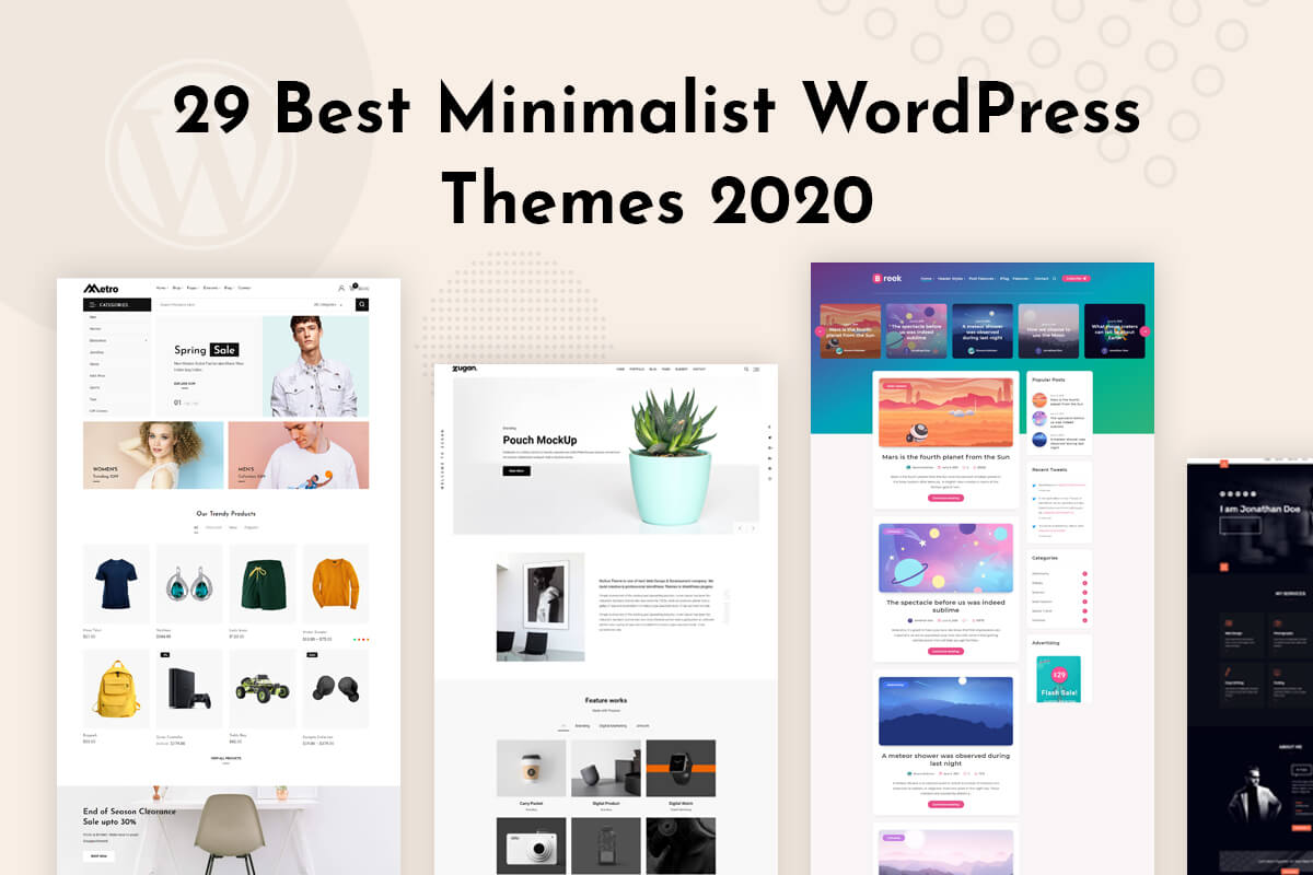 Learn how the divi theme can help your brand with its next website redesign. 29 Best Minimalist WordPress Themes 2020 - RadiusTheme