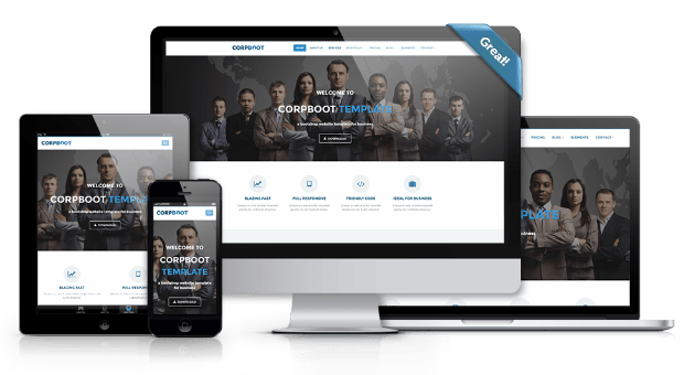 Responsive Corporate Website Template