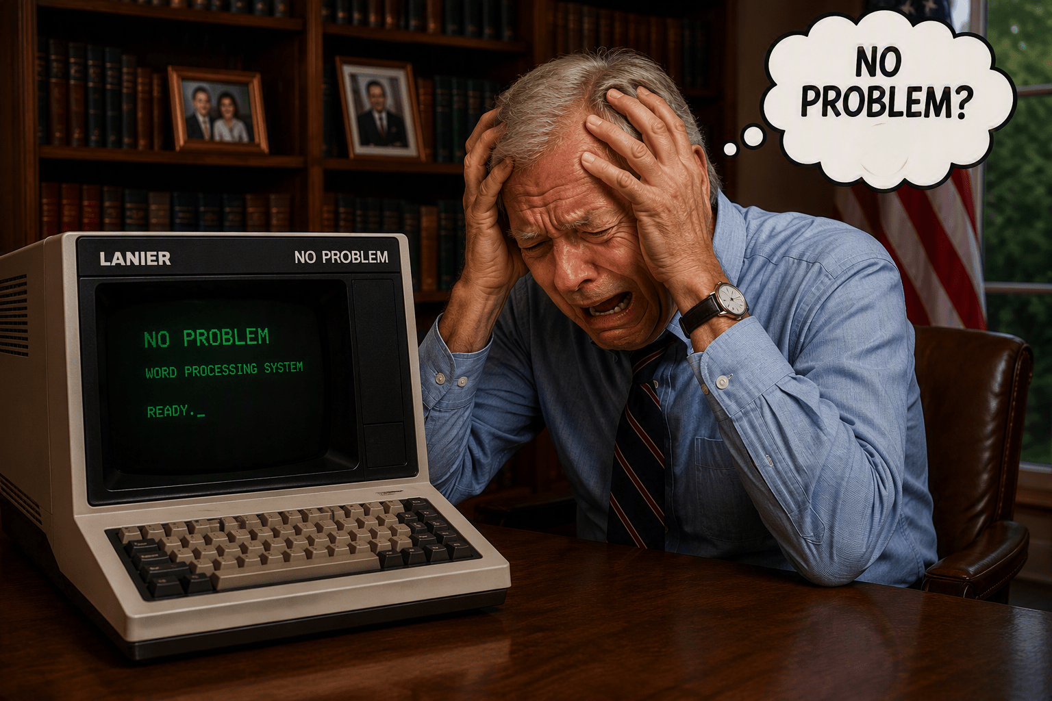 “No Problem”, disse il Computer, poi cancellò due giorni di memorie di Jimmy Carter.