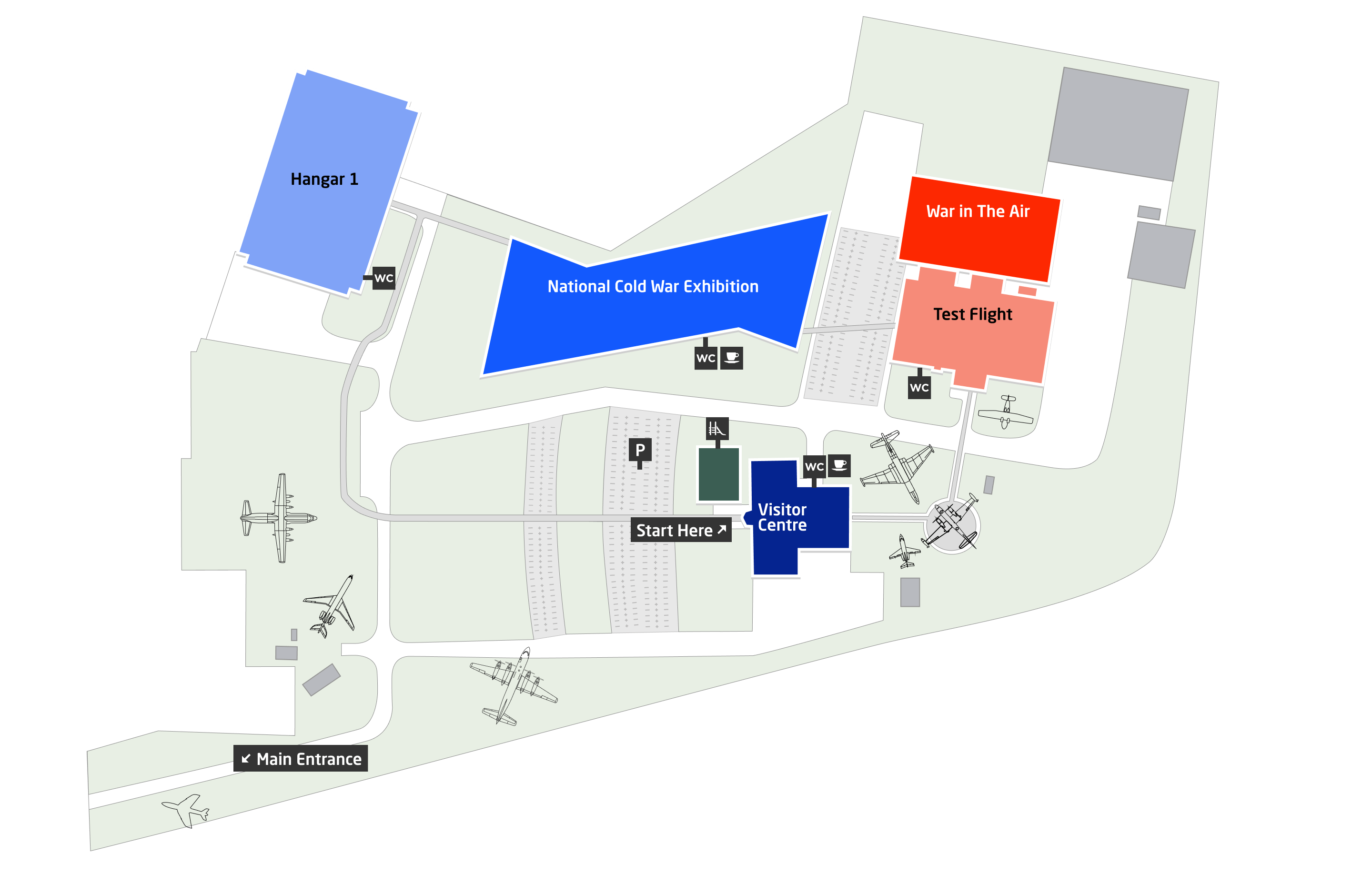 RAF Museum Map Explore The RAF Museum Midlands Rad Midlands Map 