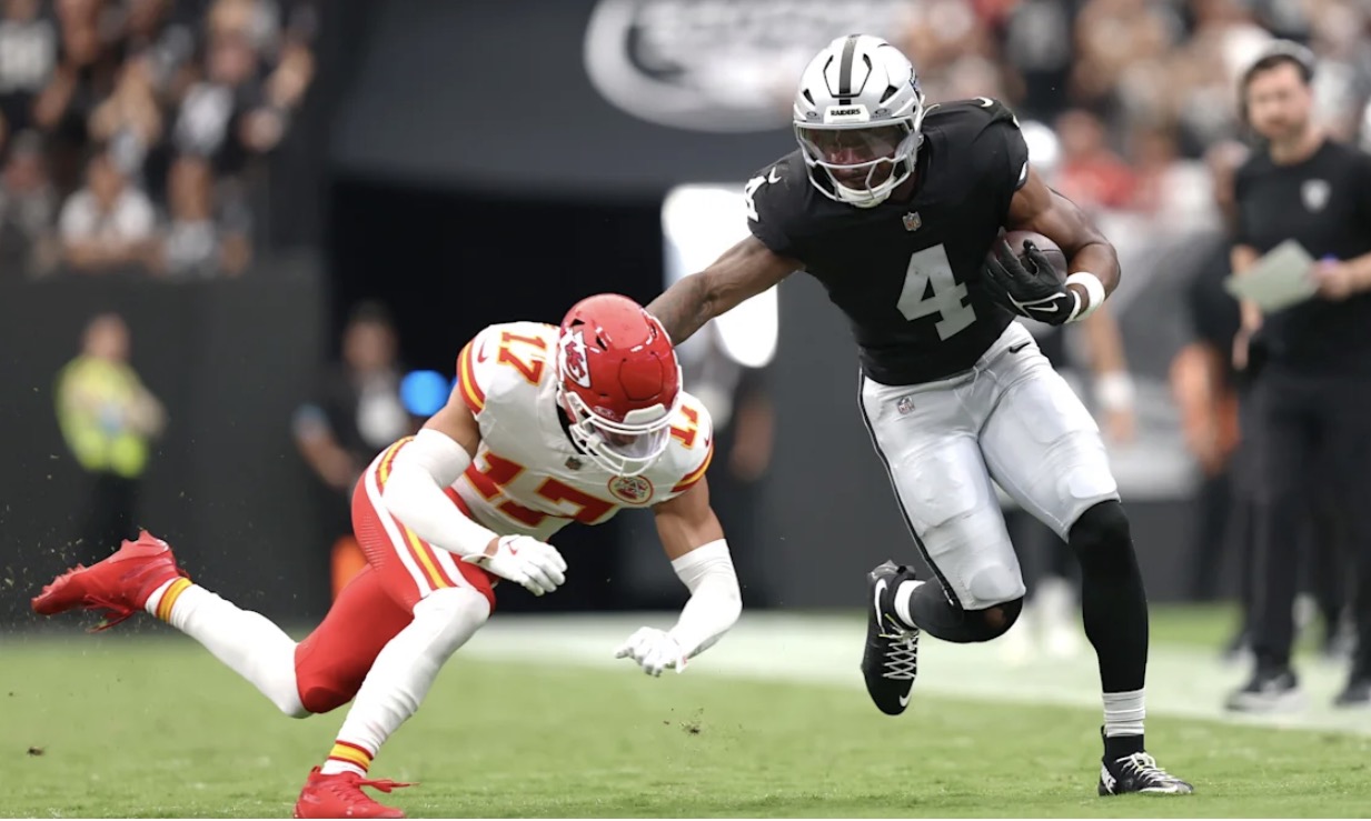 Raiders RB Mike Washington Jr.