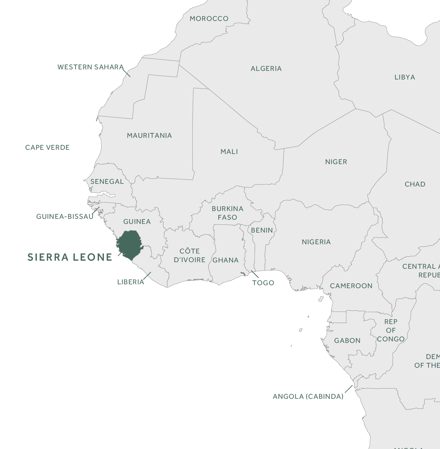 Where Is Sierra Leone On The Map Of Africa MAP Sierra Leone Sierra Leone Map 