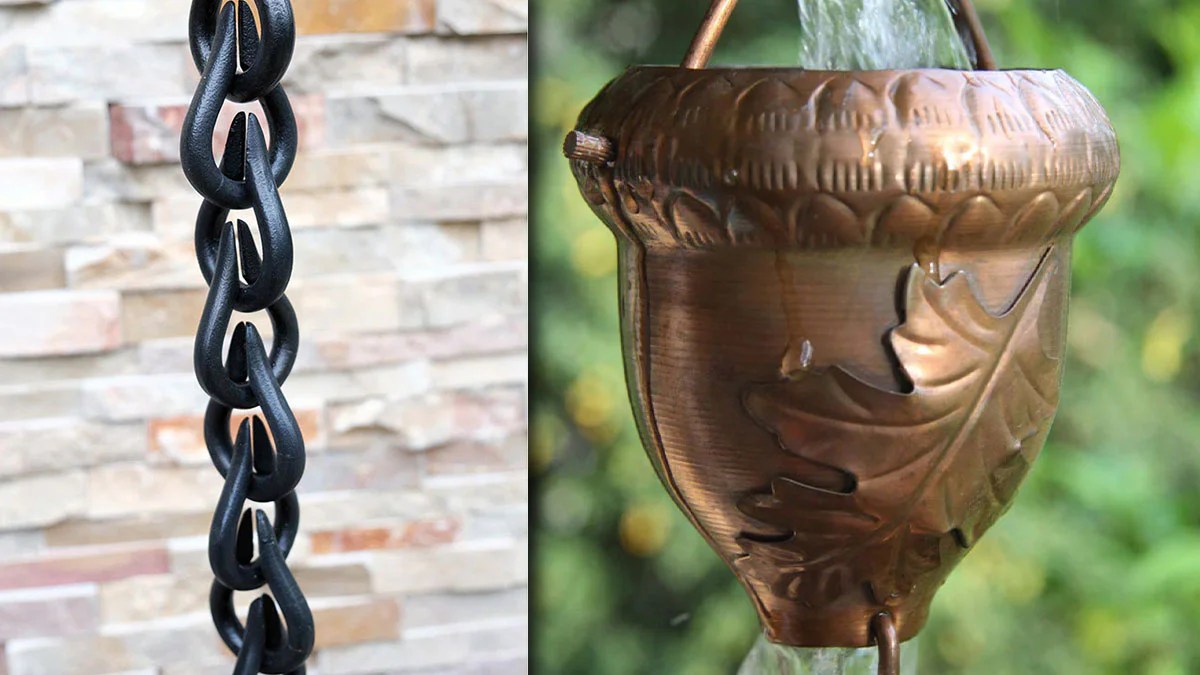 Best rain chains for rustic homes