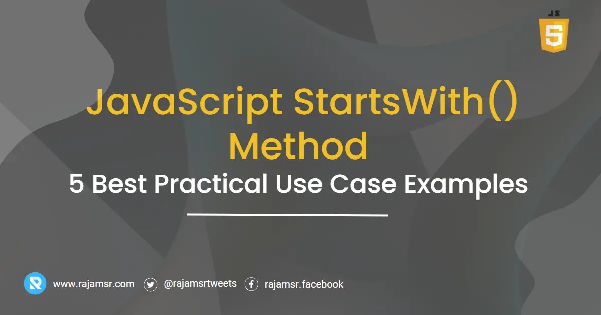 javascript change array length JavaScript StartsWith Method