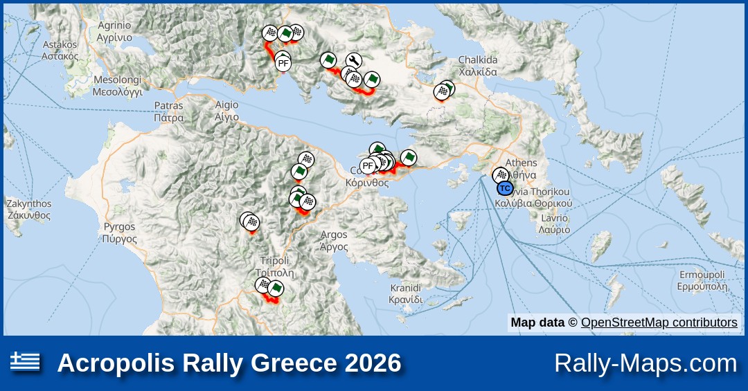 Maps Acropolis Rally Greece 2026 WRC Rally Maps Com Acropolis Rally Greece 2026 Fb 