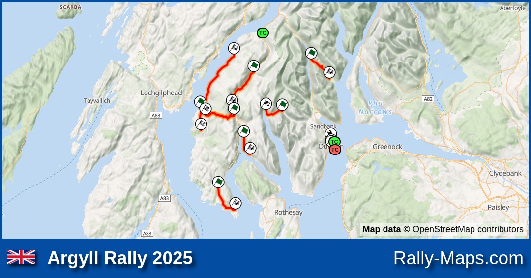 Argyll Rally 2025 RallyeKarte De Argyll Rally 2025 Fb 