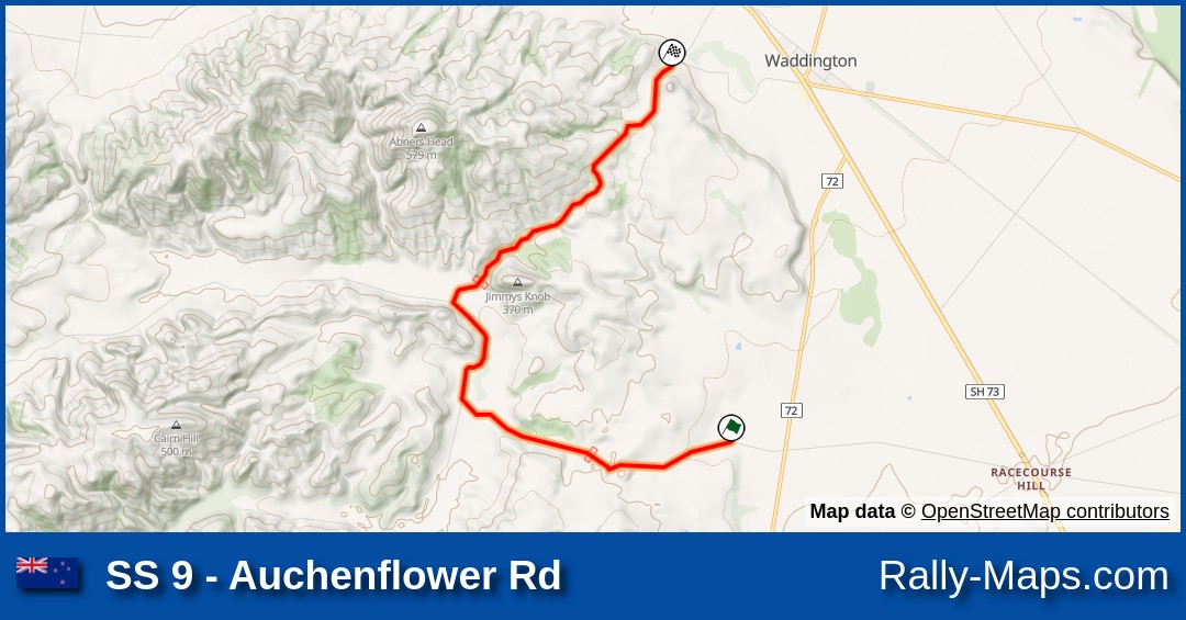SS Rd Stage Map Silver Fern Rally 2024 2024 Fb.