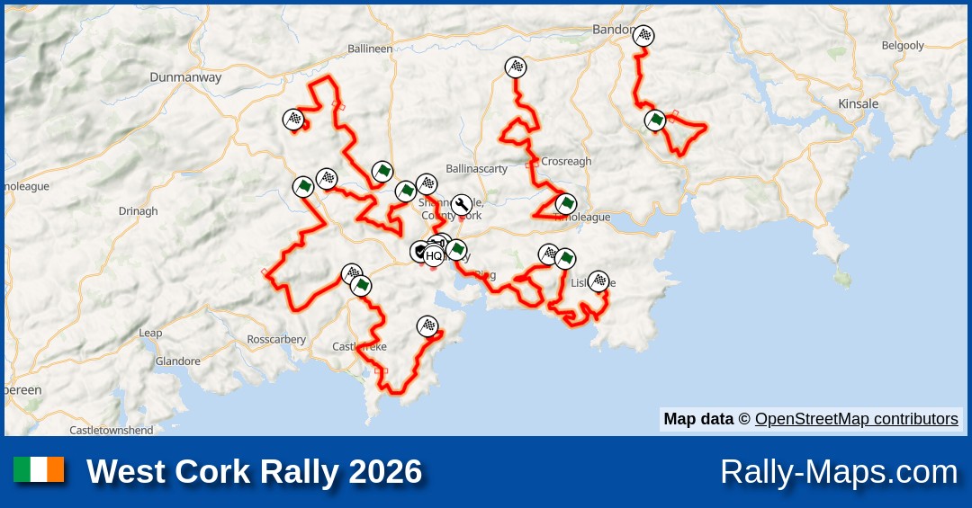 Maps West Cork Rally 2026 ITRC Rally Maps Com West Cork Rally 2026 Fb 