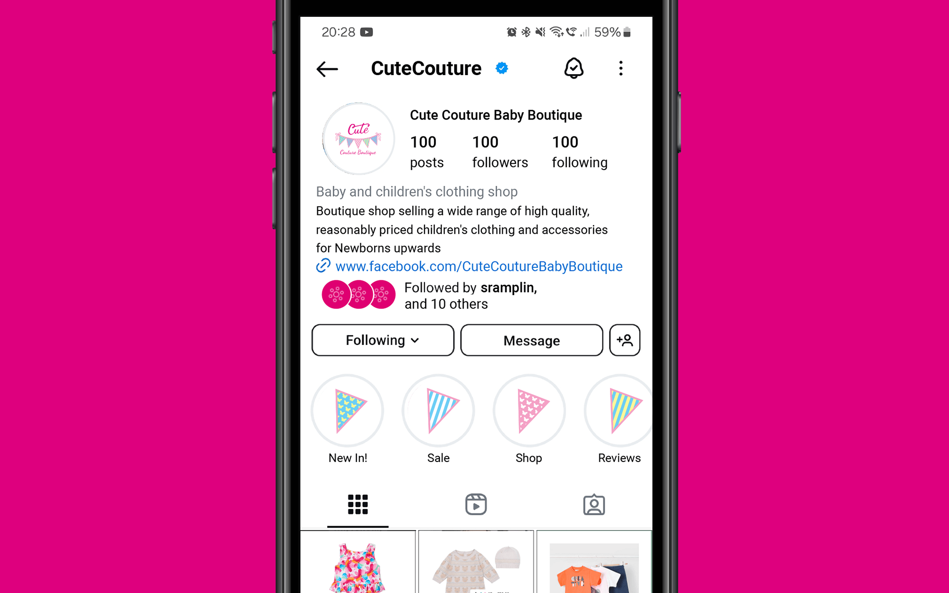 Cute Couture Instagram