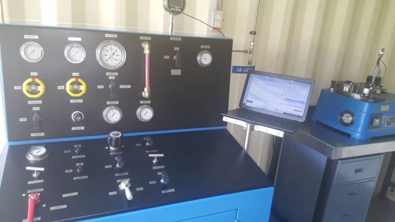 Containerized Test Bench - Minimal Background Collection - Ultra HD Quality