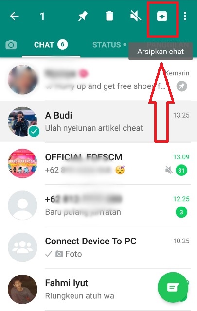 Cara Menyembunyikan Chat WA Agar Tidak Ketahuan Pacar - Rancah Post