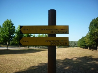 OLIVET - PR 2 - LA TRESORERIE randonnée pédestre trace gps loiret