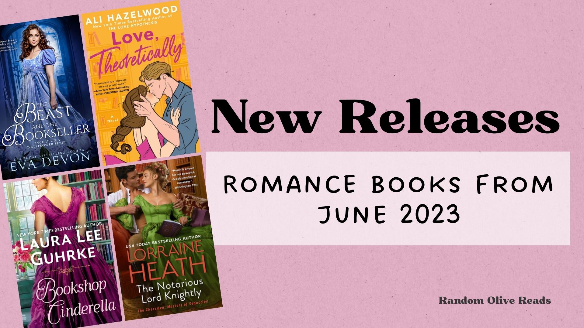 June 2023 New Releases in Historical Romance Books and One Contemporary