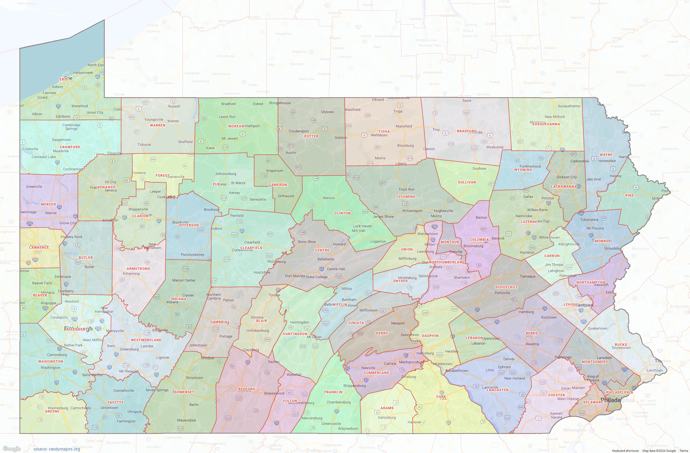 County Map Large Image Shown On Google Maps County Map 