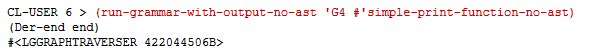 Grammar Output