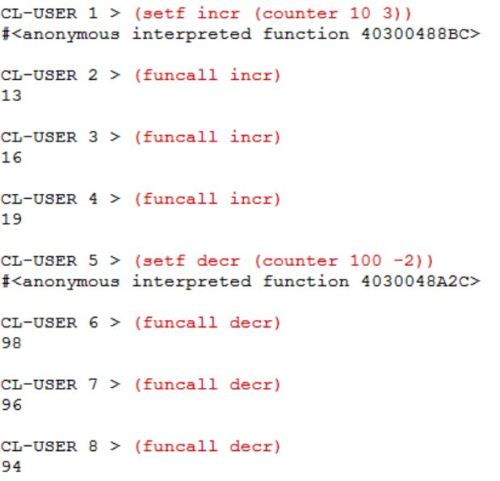 Lisp Output