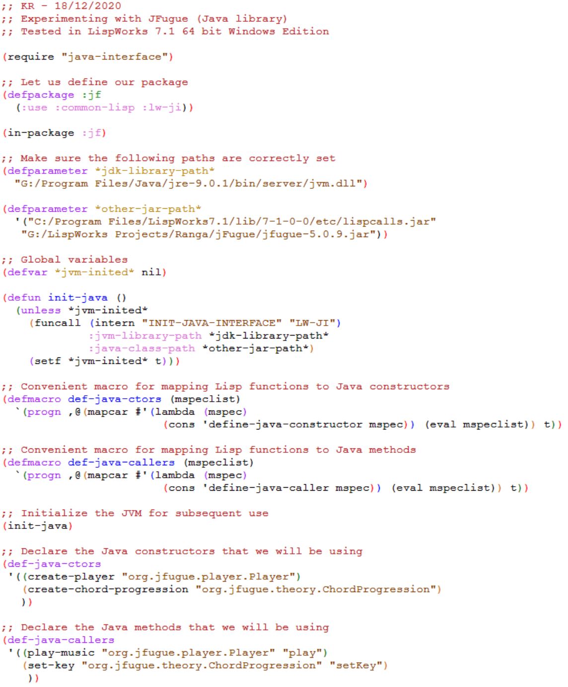 JFugue: A Java Library for Music Synthesis : Rangarajan Krishnamoorthy ...