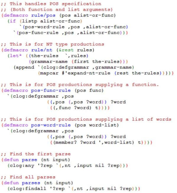 The Core Macros