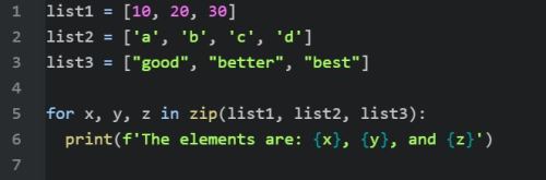 Python Zip() Feature