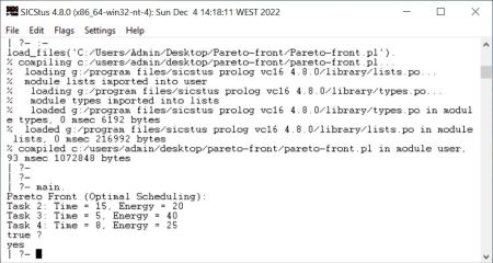 Prolog Output