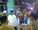 Unsur Forkompinda pantau langsung jalannya malam takbiran di Kota Makassar di sejumlah pos pengamanan dan pelayanan. (Foto/illank)