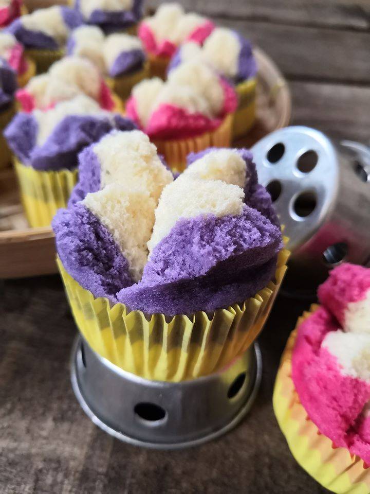 2 sudu kecil baking powder; Resipi Apam Mekar Yang Sangat Gebu Lembut