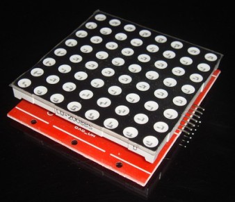 8X8 dot matrix display Modulo kit , Arduino can be arbitrarily cascade control 8X8 dot matrix display Modulo kit , Arduino can be arbitrarily cascade control