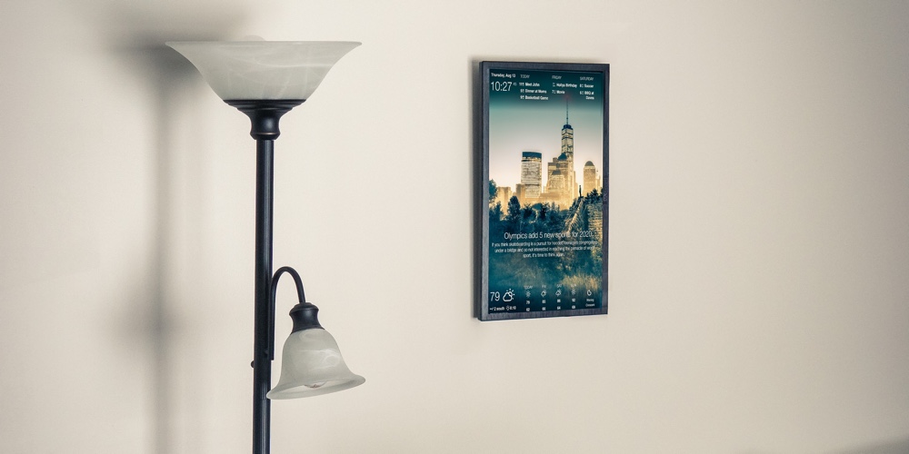 Dakboard: create an interactive wall display from a monitor and