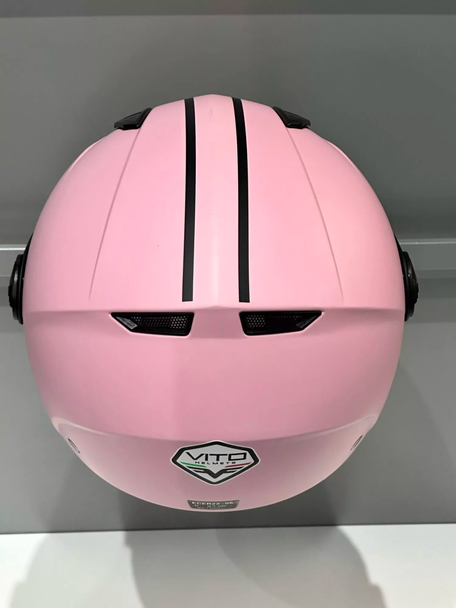 VITO JET MODA helm Mat roze Rayci